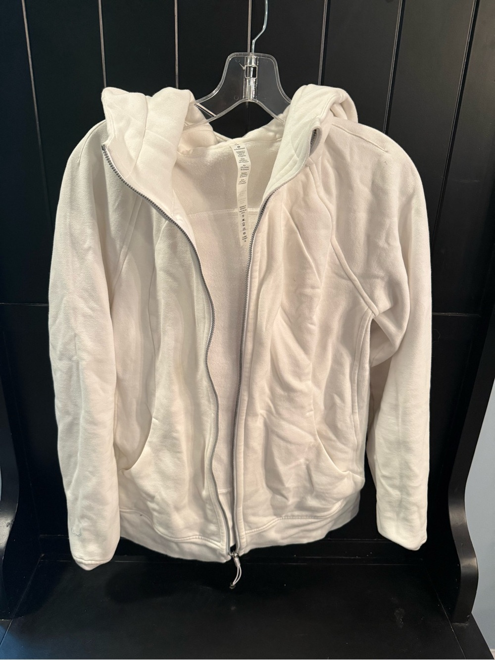 lululemon athletica off White Full-Zip Hoodie